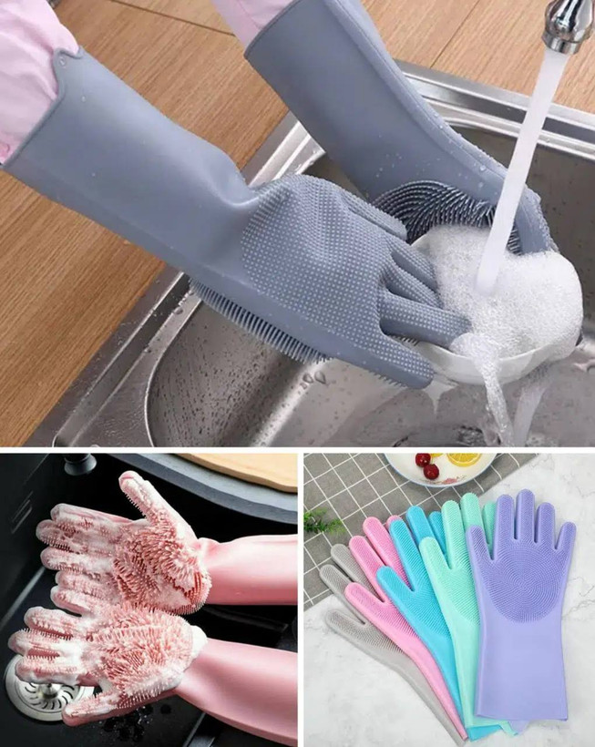 دستکش سیلیکونی اسکاج دار